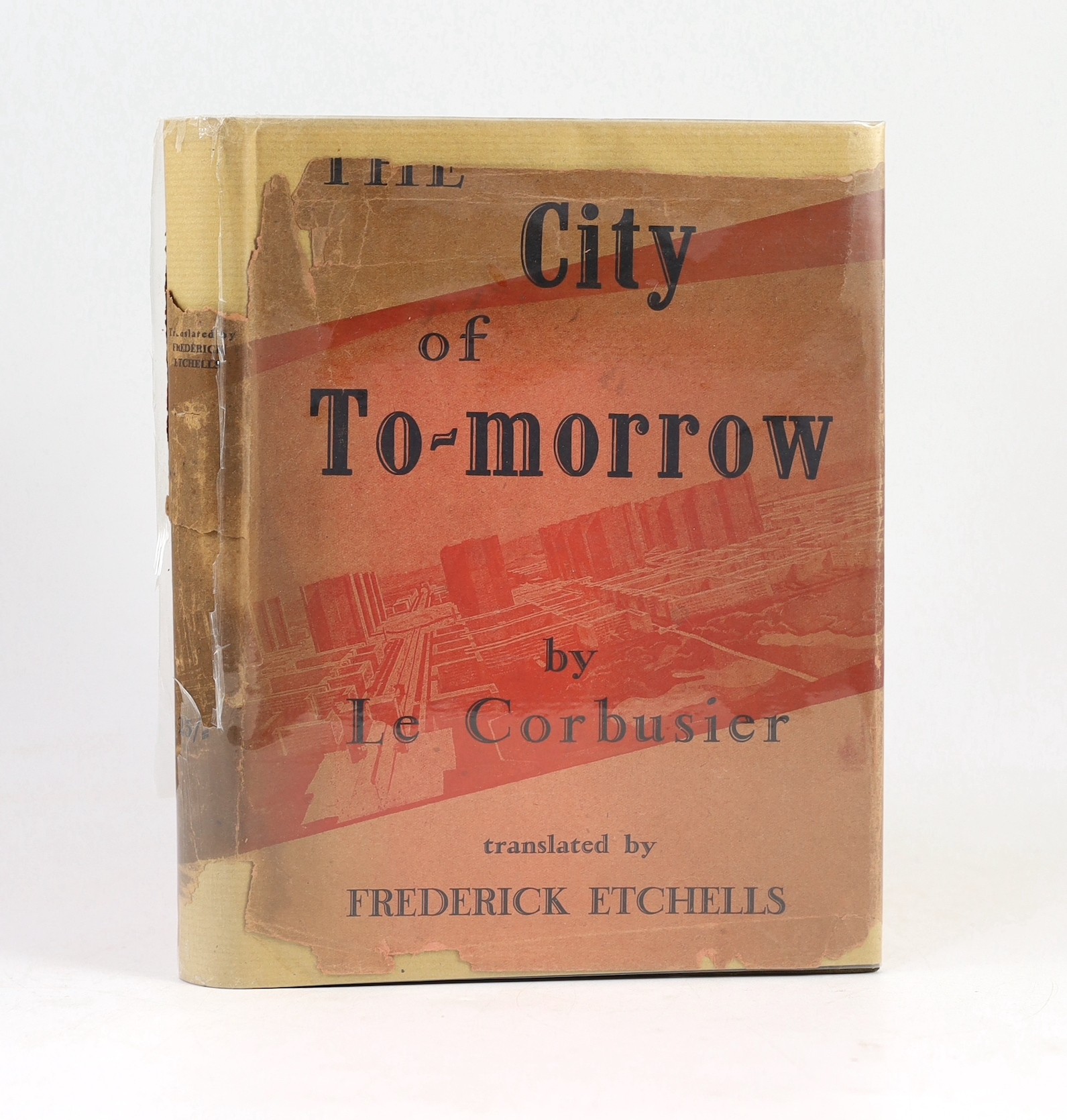 Le Corbusier - The City of Tomorrow and its Planning, 4to, cloth in torn d/j, with folding plan and illustrations, John Rodker, London, 1929